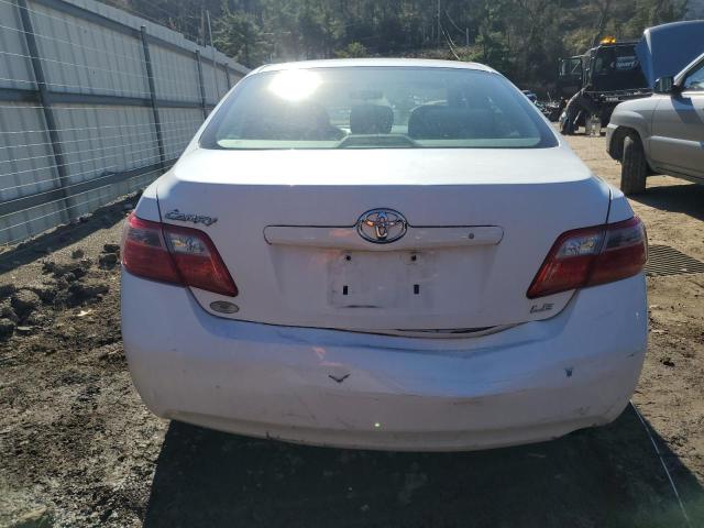 4T1BE46K27U613584 - 2007 TOYOTA CAMRY CE WHITE photo 6