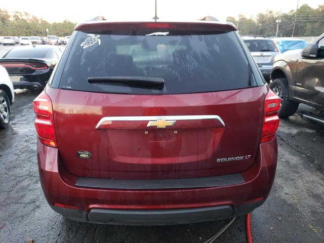 2GNALCEK6G6235731 - 2016 CHEVROLET EQUINOX LT BURGUNDY photo 6