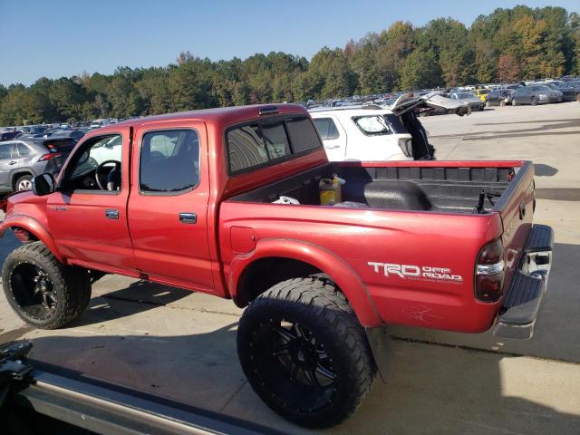 5TEGN92N53Z182618 - 2003 TOYOTA TACOMA DOUBLE CAB PRERUNNER RED photo 2
