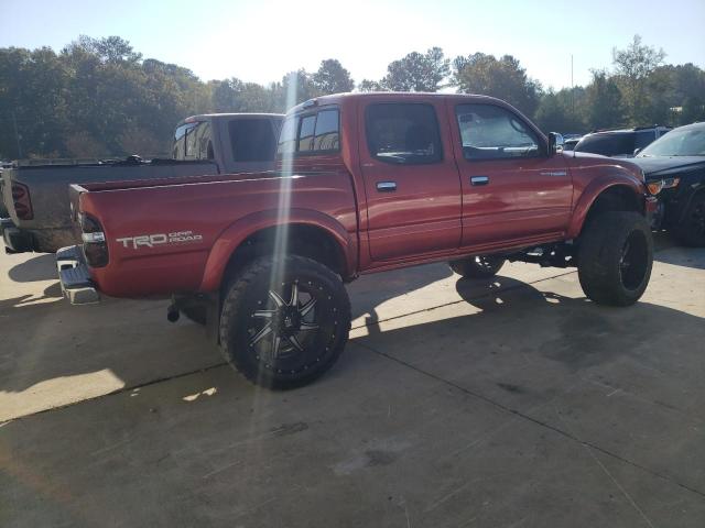 5TEGN92N53Z182618 - 2003 TOYOTA TACOMA DOUBLE CAB PRERUNNER RED photo 3