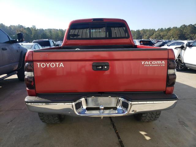 5TEGN92N53Z182618 - 2003 TOYOTA TACOMA DOUBLE CAB PRERUNNER RED photo 6