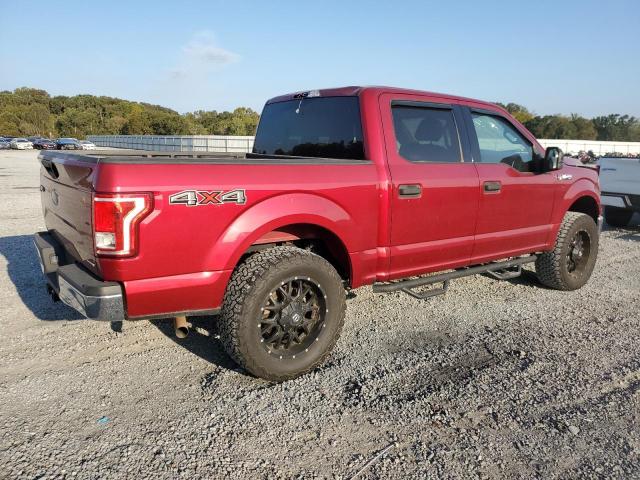 1FTEW1E89GFC60347 - 2016 FORD F150 SUPERCREW RED photo 3