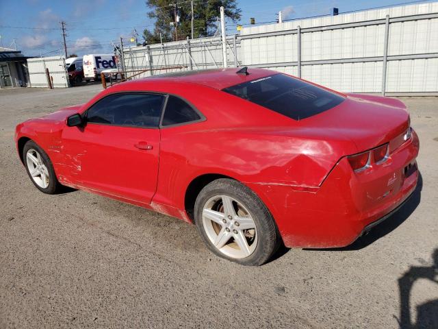 2G1FB1EV9A9130129 - 2010 CHEVROLET CAMARO LT RED photo 2