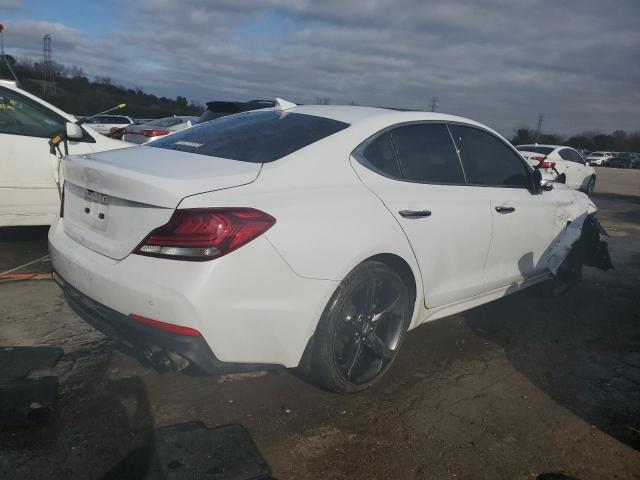 KMTG44LA6KU043799 - 2019 GENESIS G70 PRESTIGE WHITE photo 3