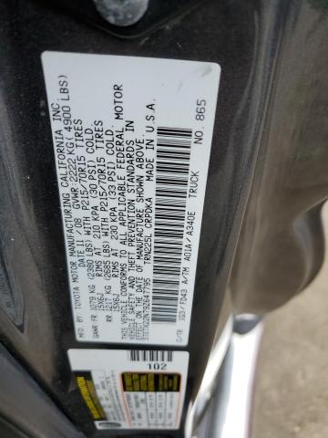 5TETX22N79Z647795 - 2009 TOYOTA TACOMA ACCESS CAB ნაცრისფერი ფოტო 12