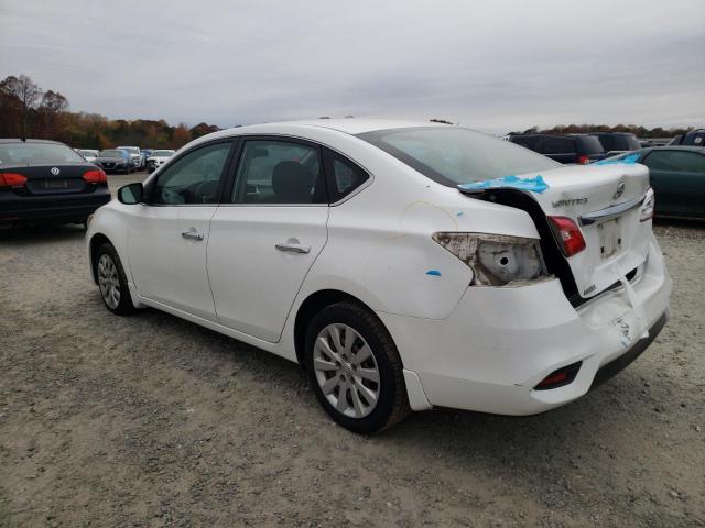 3N1AB7AP7HY351494 - 2017 NISSAN SENTRA S WHITE photo 2