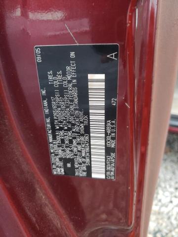 5TBRT34196S473963 - 2006 TOYOTA TUNDRA ACCESS CAB SR5 BURGUNDY photo 12