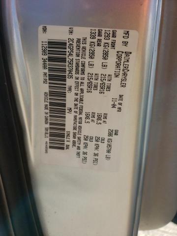 2C4GP54L75R370435 - 2005 CHRYSLER TOWN & COU TOURING ვერცხლისფერი ფოტო 13