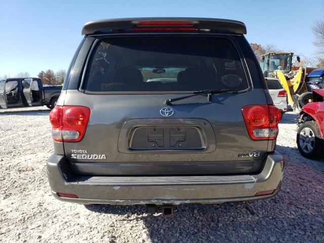 5TDZT38A26S275842 - 2006 TOYOTA SEQUOIA LIMITED GRAY photo 6