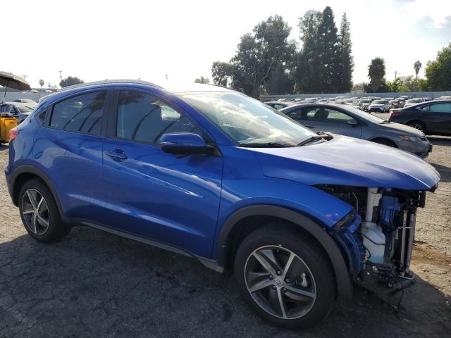 3CZRU5H57NM712318 - 2022 HONDA HR-V EX BLUE photo 4