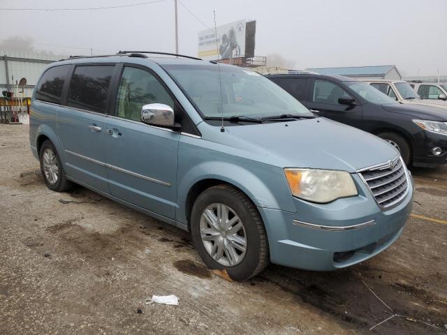 2A8HR64X98R728137 - 2008 CHRYSLER TOWN & COU LIMITED BLUE photo 4