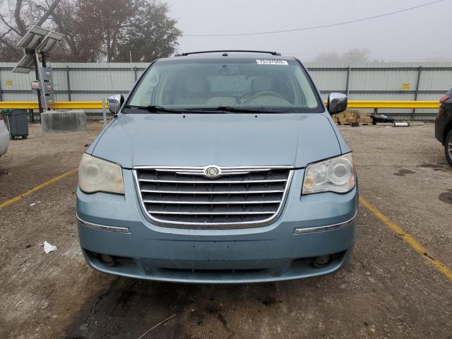 2A8HR64X98R728137 - 2008 CHRYSLER TOWN & COU LIMITED BLUE photo 5