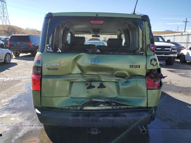 5J6YH28726L014007 - 2006 HONDA ELEMENT EX GREEN photo 6