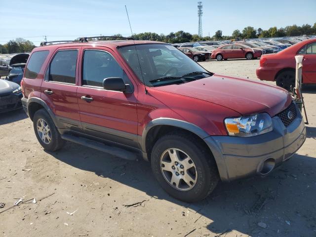 1FMYU03185KA84202 - 2005 FORD ESCAPE XLT RED photo 4