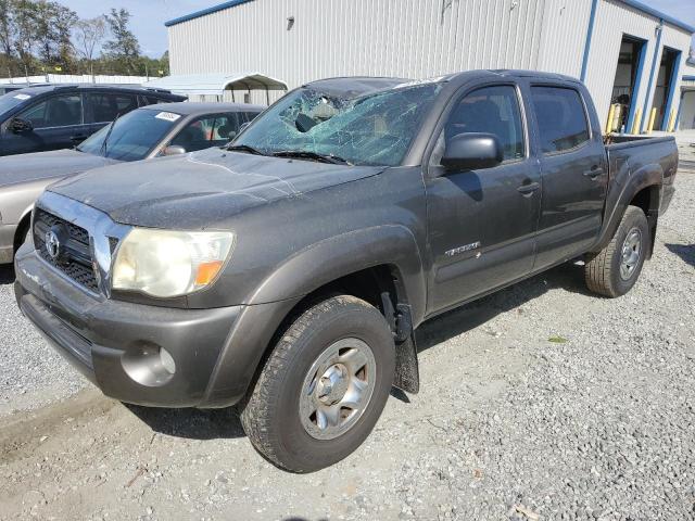 5TFJU4GN3BX004913 - 2011 TOYOTA TACOMA DOUBLE CAB PRERUNNER GRAY photo 1