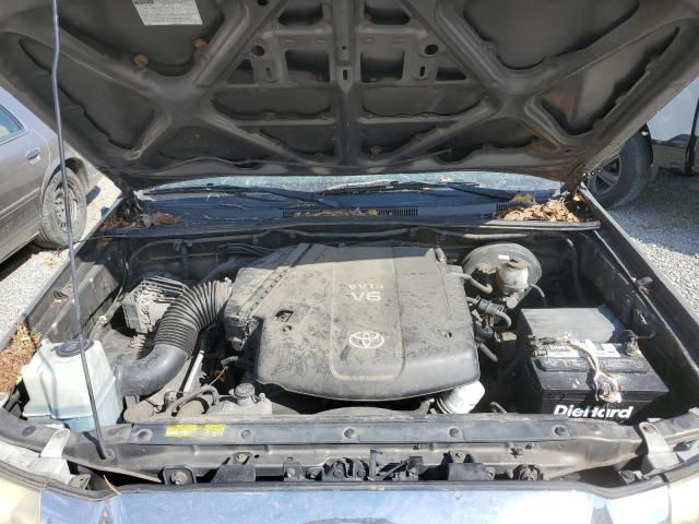 5TFJU4GN3BX004913 - 2011 TOYOTA TACOMA DOUBLE CAB PRERUNNER GRAY photo 11