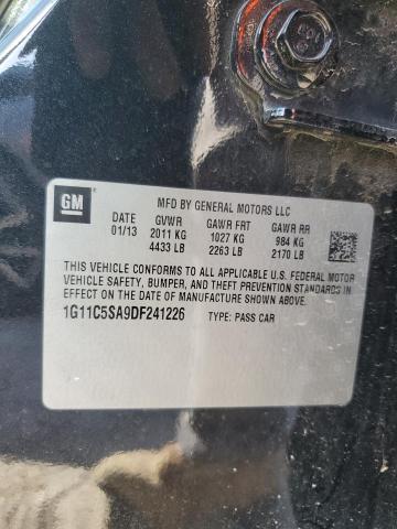 1G11C5SA9DF241226 - 2013 CHEVROLET MALIBU 1LT 黑色 照片 12