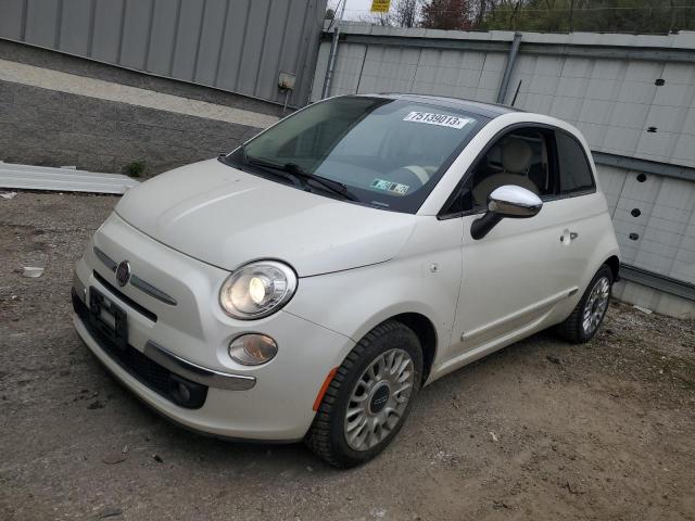 3C3CFFCR9FT513708 - 2015 FIAT 500 LOUNGE WHITE photo 1