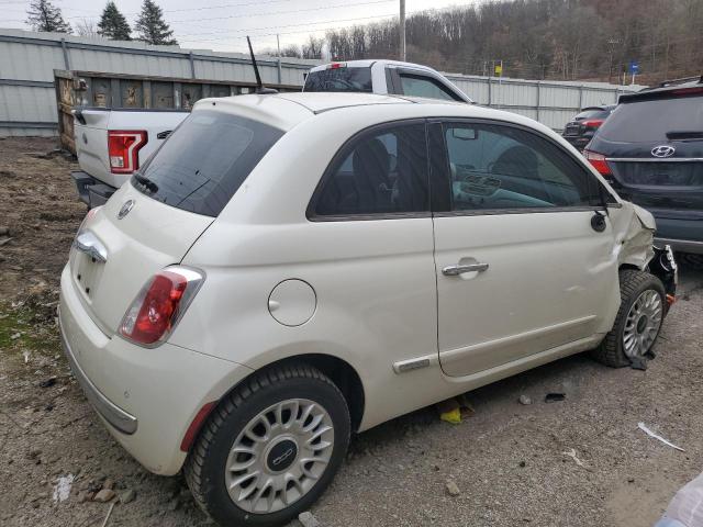 3C3CFFCR9FT513708 - 2015 FIAT 500 LOUNGE WHITE photo 3