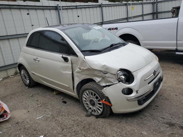 3C3CFFCR9FT513708 - 2015 FIAT 500 LOUNGE WHITE photo 4