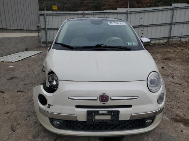 3C3CFFCR9FT513708 - 2015 FIAT 500 LOUNGE WHITE photo 5