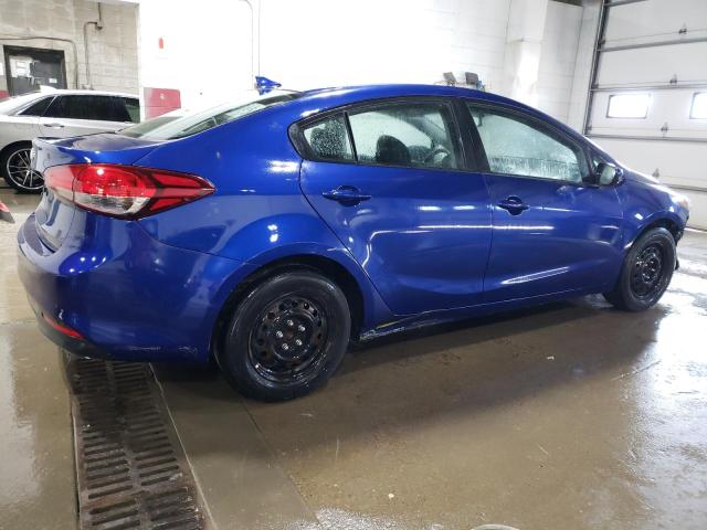 3KPFK4A74JE167462 - 2018 KIA FORTE LX BLUE photo 3