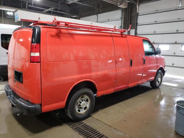 1GCZGUCA4C1139111 - 2012 CHEVROLET EXPRESS G3 RED photo 3