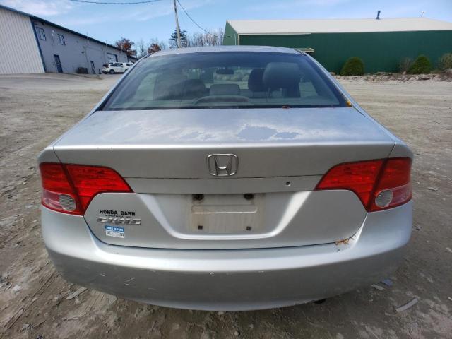 2HGFA16836H504056 - 2006 HONDA CIVIC EX SILVER photo 6