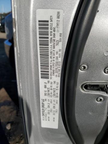 3C6TR5JT5DG611644 - 2013 RAM 2500 SLT ვერცხლისფერი ფოტო 12