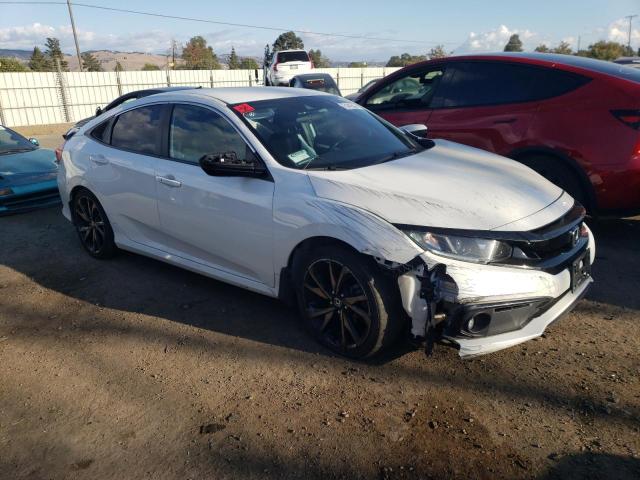 2HGFC2F80KH533766 - 2019 HONDA CIVIC SPORT WHITE photo 4