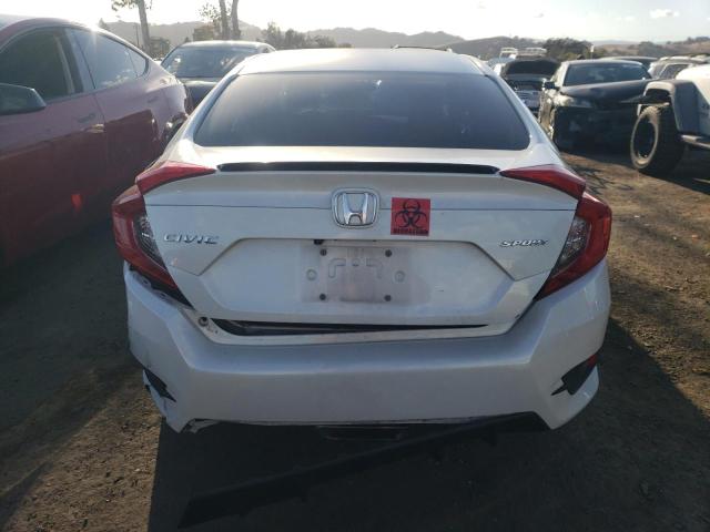 2HGFC2F80KH533766 - 2019 HONDA CIVIC SPORT WHITE photo 6