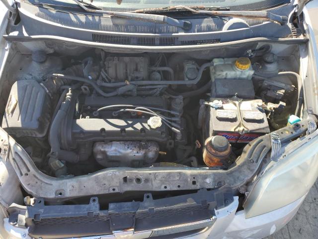 KL1TD56647B055518 - 2007 CHEVROLET AVEO BASE SILVER photo 11