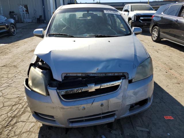 KL1TD56647B055518 - 2007 CHEVROLET AVEO BASE SILVER photo 5