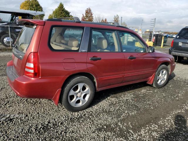 JF1SG65654H724624 - 2004 SUBARU FORESTER 2.5XS RED photo 3
