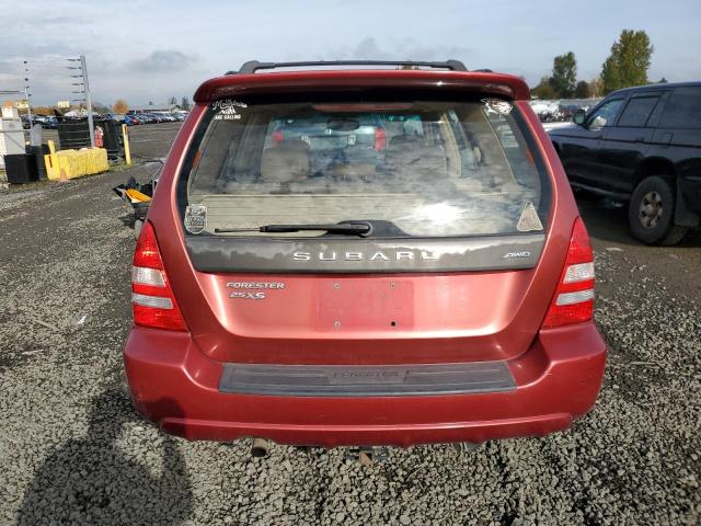 JF1SG65654H724624 - 2004 SUBARU FORESTER 2.5XS წითელი ფოტო 6