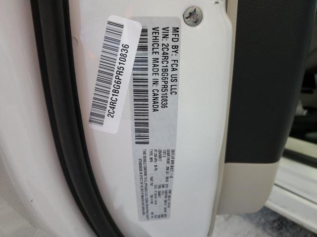 2C4RC1BG6PR510836 - 2023 CHRYSLER PACIFICA TOURING L WHITE photo 13