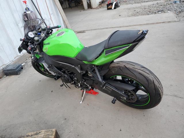 JKAZX4R17AA021911 - 2010 KAWASAKI ZX600 R GREEN photo 3