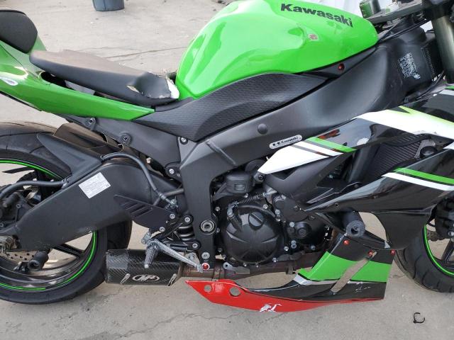 JKAZX4R17AA021911 - 2010 KAWASAKI ZX600 R GREEN photo 9