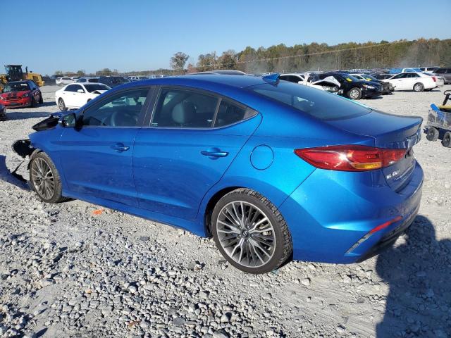 KMHD04LB3JU479171 - 2018 HYUNDAI ELANTRA SPORT BLUE photo 2