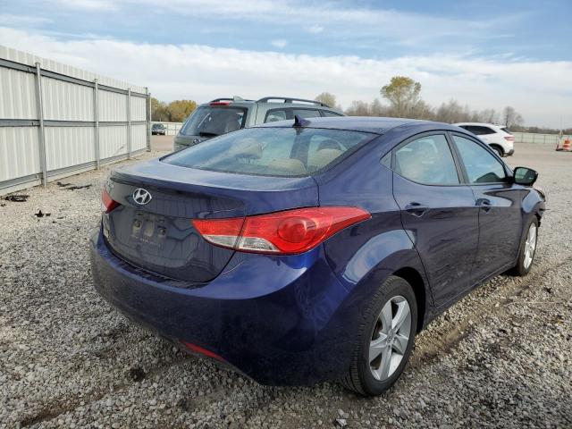 5NPDH4AE4DH305604 - 2013 HYUNDAI ELANTRA GLS BLUE photo 3