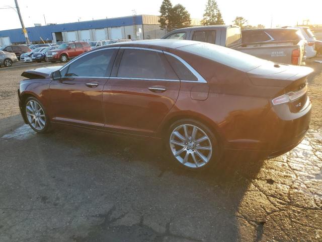 3LN6L2G98FR606393 - 2015 LINCOLN MKZ BURGUNDY photo 2