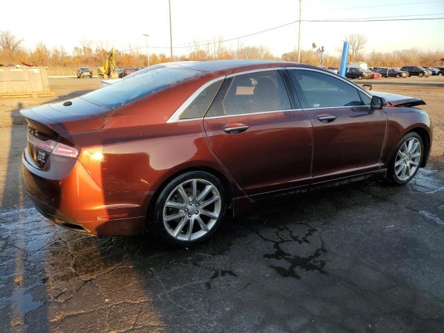 3LN6L2G98FR606393 - 2015 LINCOLN MKZ BURGUNDY photo 3