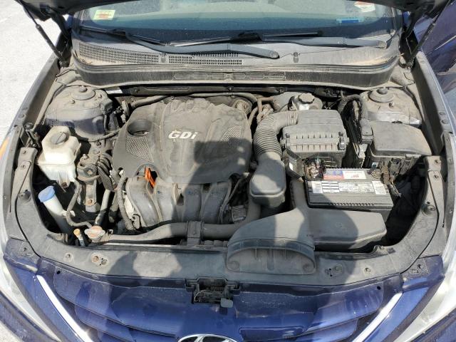 5NPEB4ACXCH451086 - 2012 HYUNDAI SONATA GLS BLUE photo 11