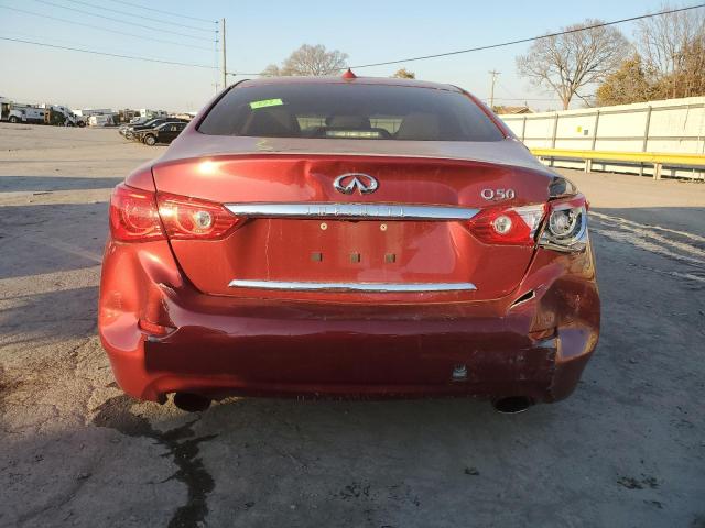 JN1CV7AP3GM200900 - 2016 INFINITI Q50 BASE RED photo 6