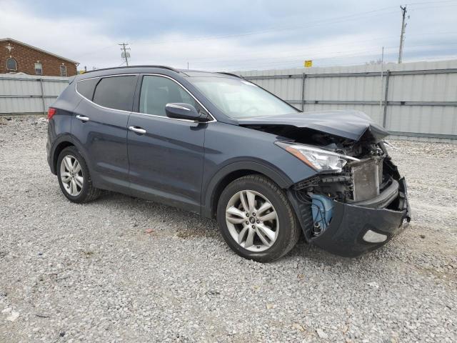 5XYZWDLA2GG343687 - 2016 HYUNDAI SANTA FE S BLUE photo 4