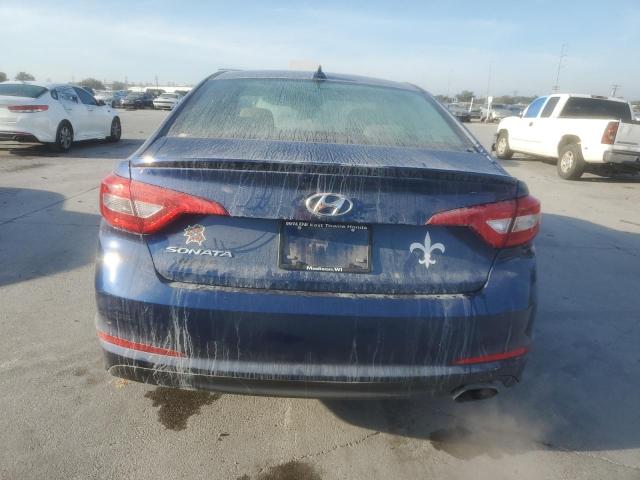 5NPE24AF5GH273975 - 2016 HYUNDAI SONATA SE BLUE photo 6