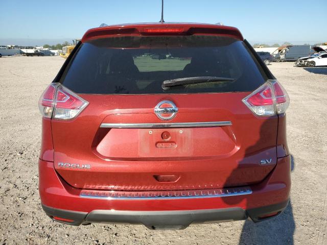 KNMAT2MT4FP537532 - 2015 NISSAN ROGUE S RED photo 6