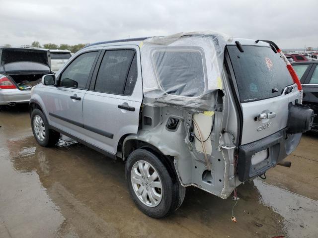 JHLRD78815C053815 - 2005 HONDA CR-V EX SILVER photo 2