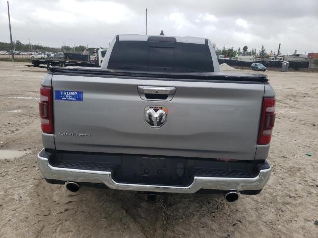 1C6RREHT6KN502646 - 2019 RAM 1500 LIMITED SILVER photo 6