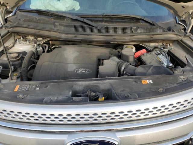 1FM5K8D81EGC51117 - 2014 FORD EXPLORER XLT SILVER photo 12